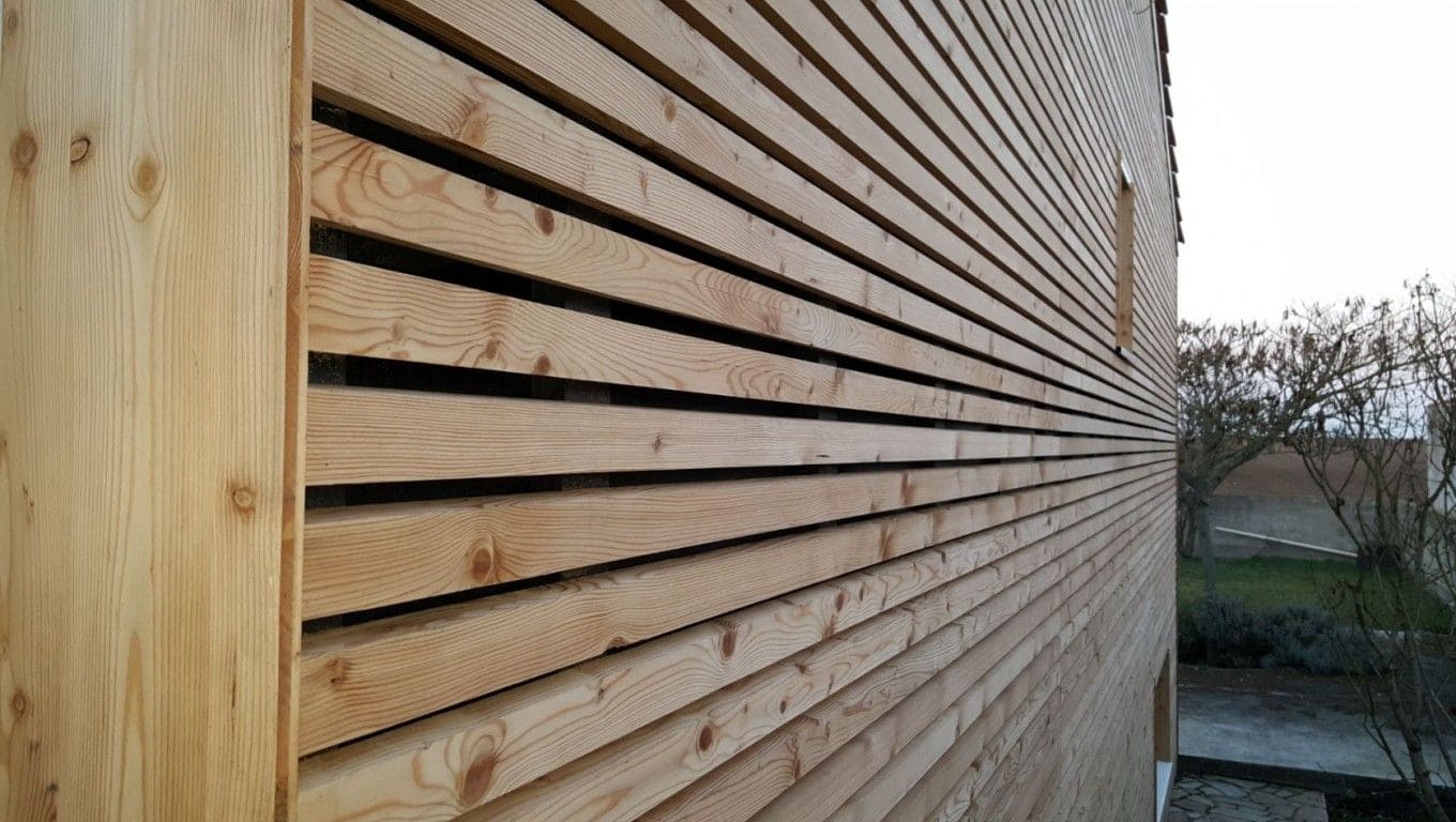 Ossature bois horizontale - LLH bardage bois chalet en kit - créer un chalet autonome