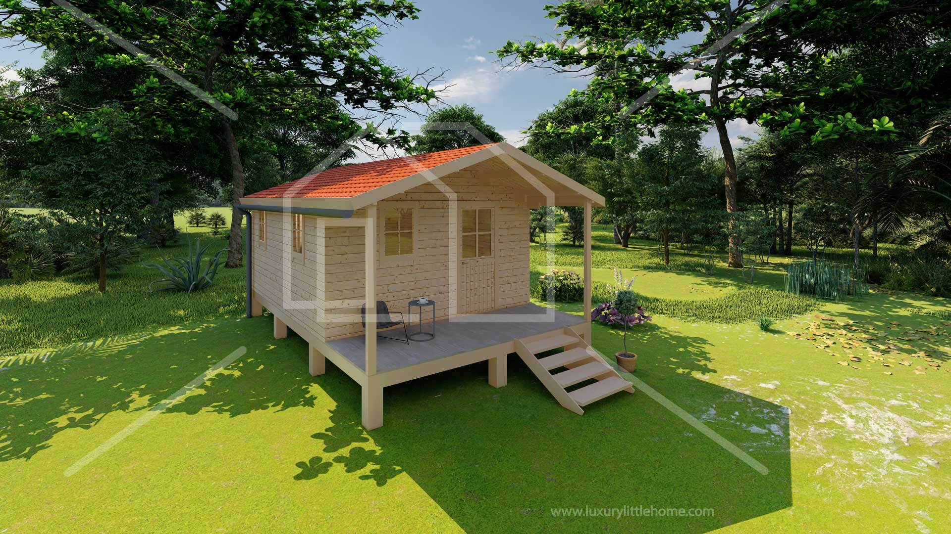 petit chalet autonome sans permis