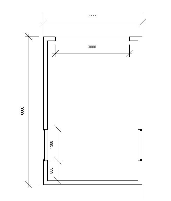 Plan petit garage en bois Plan garage en bois - plan garage ossature bois