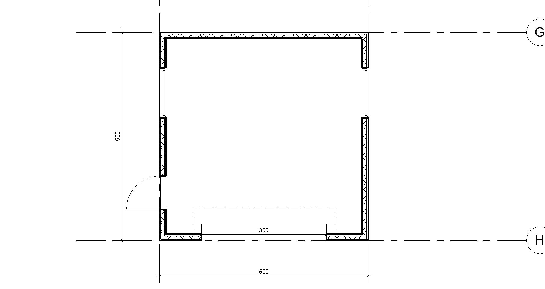 plan garage en bois 25m²